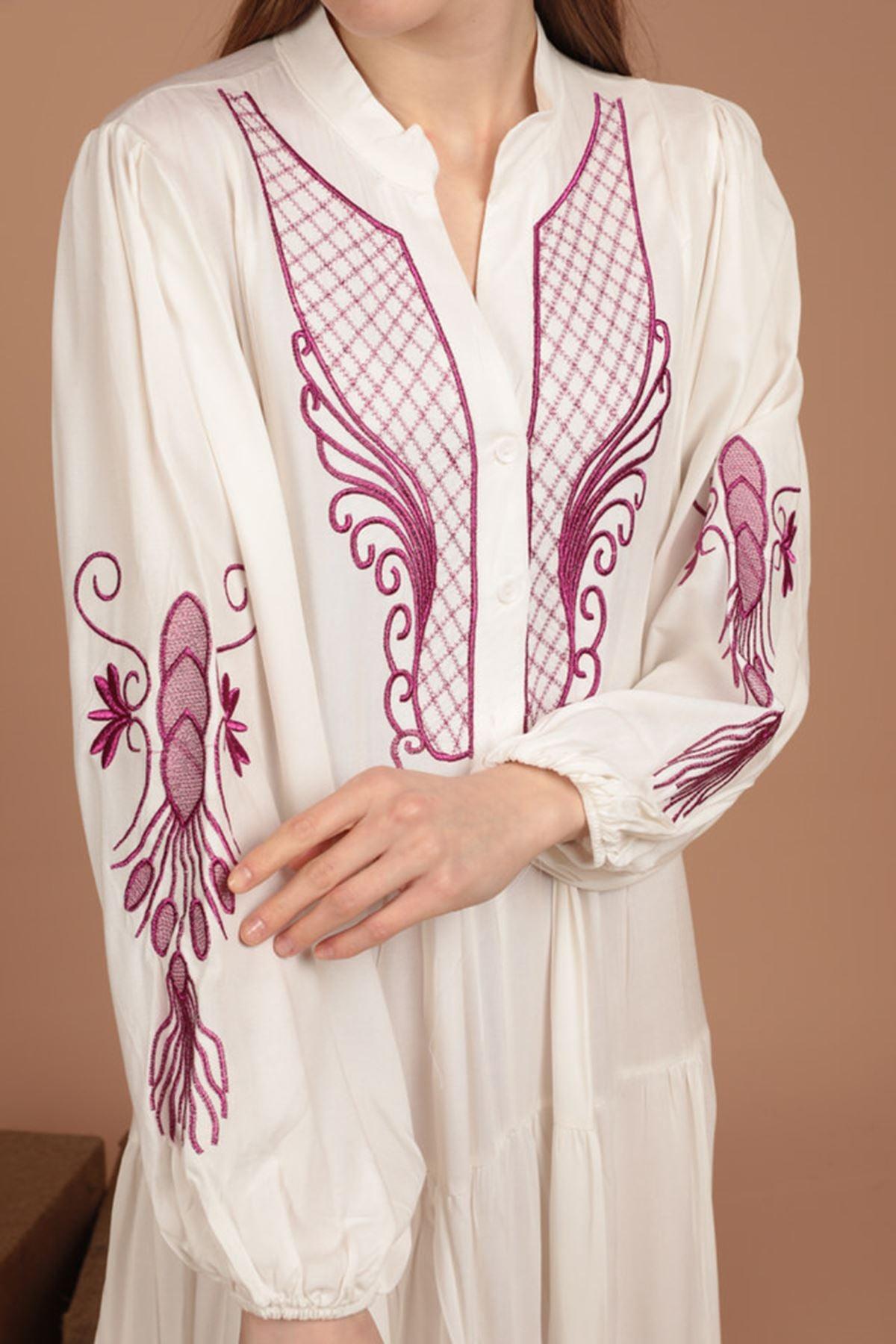 Phoenix Embroidery Dress
